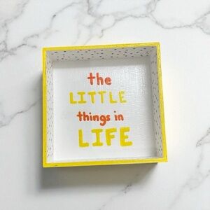 "The Little Things In Life" Handmade Trinket Dish Jewelry Dish
